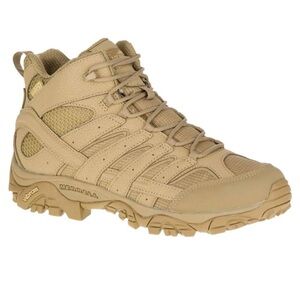 Merrell Leather Men's Tan Hiking Boots Size 10.5W